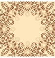celtic ornamental design element vector image vector image