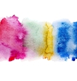 colorful watercolor stains vector image