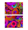 abstract with fluid circles vector image vector image