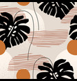nature seamless pattern summer vector image