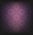 violet dark lace background vector image vector image