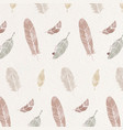 feather watercolor seamless pattern background vector image