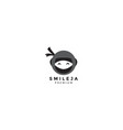 head ninja kids smile logo icon vector image
