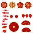 chinese lunar new year set vector image vector image