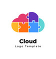 cloud service weather button creative vector image