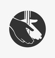 symbol wash your hands vector image vector image