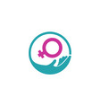 happy womans day template vector image vector image