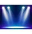 stage lights background vector image