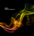 abstract light wavy futuristic background vector image vector image