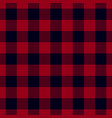 dark red lumberjack seamless pattern vector image