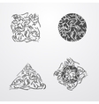 scribble vector image