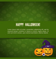 abstract halloween party greeting template vector image