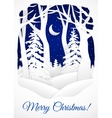 winter card vector image