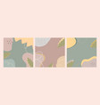 set with contemporary modern trendy vector image