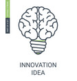 innovation icon idea concept icon with editable vector image vector image