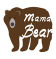 mama bear vector image vector image