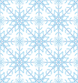 seamless pattern of snowflakes vector image