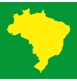brazil map background for your presentations vector image vector image