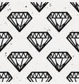 seamless monochrome grunge pattern with vintage vector image vector image