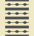 abstract geometric ornament south western design vector image vector image