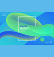 bluish abstract fluid loop banner design vector image