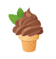 delicious ice cream vector image vector image