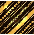 gold and black diagonal pattern vector image vector image
