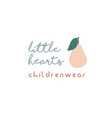 hand drawn bohemian logo set in flat style vector image vector image