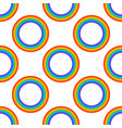 rainbow ring background vector image vector image