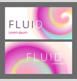 modern abstract horizontal banners set cool vector image