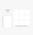 clay cellphone with blank social media puzzle vector image