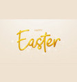 easter greeting banner template vector image vector image