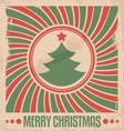 minimalistic design concept for christmas card vector image
