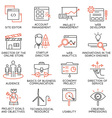 set of icons related to business management - 31 vector image