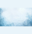 abstract polygonal blue light background vector image
