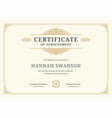 graduation certificate education achievement vector image