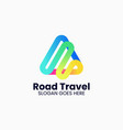 logo abstract gradient colorful style vector image vector image