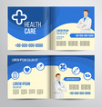 healthcare brochure vector image