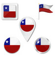 flag chile accurate dimensions element vector image vector image