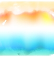 water color cloud vector image