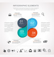 infographics elements vector image