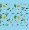 marine fish colour vector image vector image