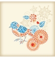 decorative bird vector image vector image