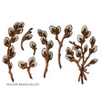 easter hand drawn collection vector image