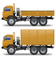 trucks set 1 vector image vector image