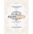 vintage creative card vector image