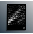 halftone pattern design for flyer poster vector image vector image