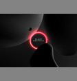 abstract black background with liquid vector image vector image