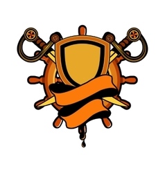 Marine emblem Royalty Free Vector Image - VectorStock
