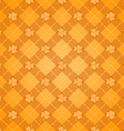 st patricks days orange pattern vector image